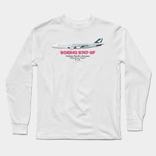 Boeing B747-8F - Cathay Pacific Cargo "Hong Kong Trader" Long Sleeve T-Shirt